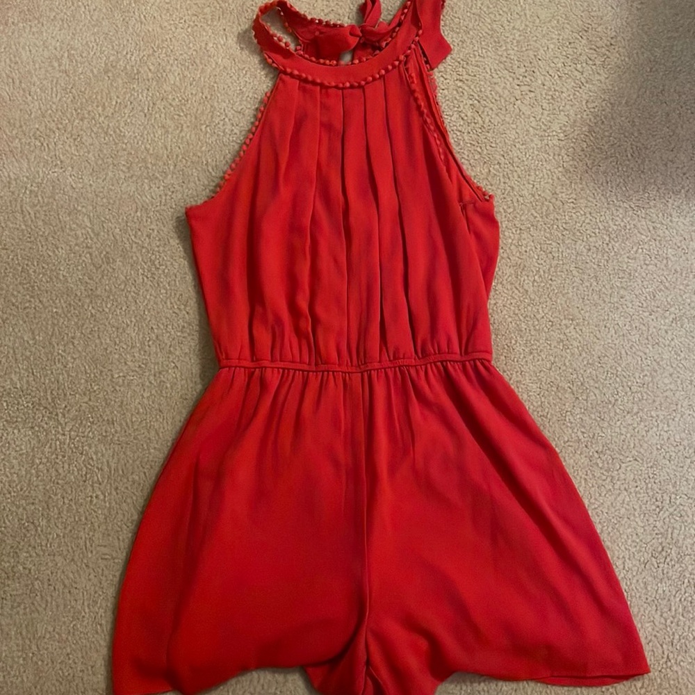 Small Red Romper